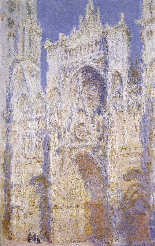 Claude Monet The Cathedral of Rouen, Vastfasaden in sunshine